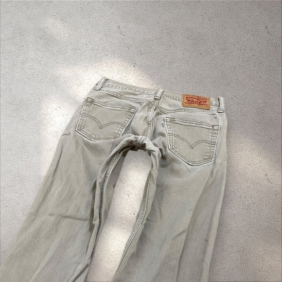 Vtg Levi’s 511 Khaki Corduroy Mid Rise Straight Jeans - Picture 3 of 6